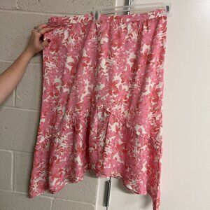 Candace Cameron Bure petite midi skirt w/slit plum berry size LP